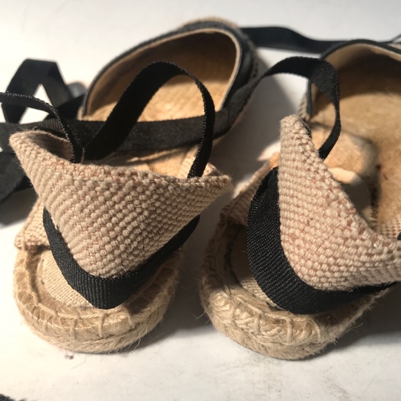 Soludos | Leather Lace up Espadrille - Picture 5 of 5